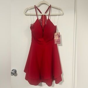 Emerald Sundae Red Dress with Vintage Tag